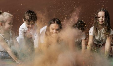 La poudre colorée dans les campings